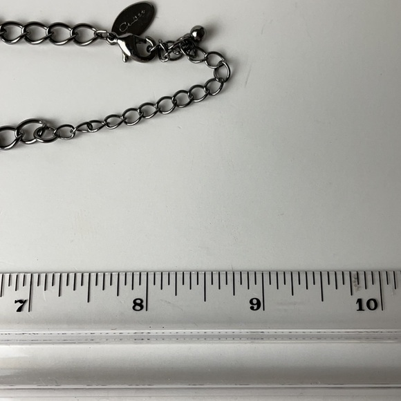 Guess Fashion Necklace Three Flower With Crystals Statement - Picture 7 of 12